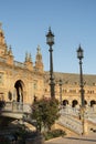 Sevilla Andalucia, Spain: Plaza de Espana Royalty Free Stock Photo