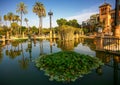 Sevilla. Mudejar Pavilion and pond