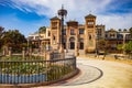 Plaza America and Museum of Popular Arts and Traditions of Sevilla Royalty Free Stock Photo