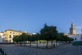 At the Patio of Banderas in Sevilla - Spain Royalty Free Stock Photo