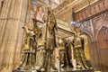 Tomb of Christopher Columbus in Sevilla, Spain