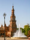 Sevilla. Spanish square Plaza de Espana