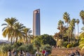 Sevilla Tower, office skyscraper in Seville city, Spain Royalty Free Stock Photo