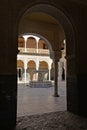 Seville, Andalusia, Spain. Casa de Pilatos arabic mudejar architecture