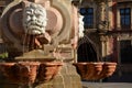 Seville, Andalusia, Spain, traditional water fountain detail