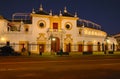 Seville bullring at night Royalty Free Stock Photo
