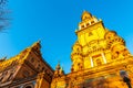 Low angle view of the Spanish Steps in Seville, Andalusia, Spain Royalty Free Stock Photo