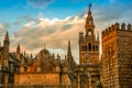 Seville Cathedral Spain sunset landmark Andalucia spanish moorish architecture