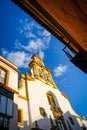Seville church with blue sky