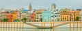 Seville panoramic cityscape with historical buildings, city skyline, Sevilla, Spain