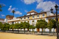 Seville Real Alcazar patio de Banderas Sevilla Royalty Free Stock Photo