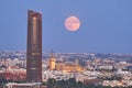 Seville\'s Enchanting Supermoon Night