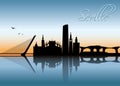 Seville skyline - Spain - vector illustration