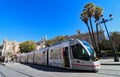 Seville, Spain, Andalusia, tram transport