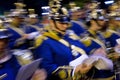 Military band at the Semana Santa Fiesta in Malaga Spain Royalty Free Stock Photo