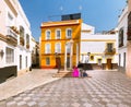 Sevilla in Andalusia, Spain - Architecture barrio Santa Cruz district