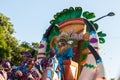 Big crowds at Three wise men parade in Sevilla on January 6 after Christmas