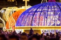 Christmas lighting of the streets of Seville