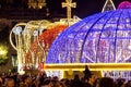 Christmas lighting of the streets of Seville