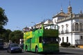 Tour bus on the street of the Spanish city of Seville