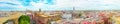 Panoramic view of the city of Seville from the observation platf