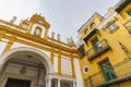 Seville, Spain, March 5, 2022. Basilica de la Macarena in the city of Seville, Spain