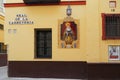 The image of the Madonna on the street of the chapel de la Carreteria, Seville, Spain