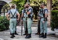 Portrait of spanish legion soldiers unit of the Spanish Army and Spain`s Rapid Reaction Force.