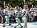 Spanish legion soldiers unit of the Spanish Army and Spain`s Rapid Reaction Force