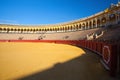 Bullfight arena, plaza de toros at Sevilla, Spain Royalty Free Stock Photo