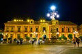 The view on  Archbishop`s Palace in Seville, Spain Royalty Free Stock Photo