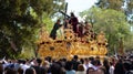 Seville, Spain, one of the Catholic processions for Easter and for the resurrection of Christ