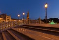 Seville in Spain. Spanisch square, historical architecture at night Royalty Free Stock Photo