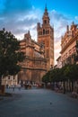 Seville Spain Sunset landmark Andalucia spanish moorish architecture