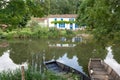 Sevre Niortaise, Marais Poitevin, Green Venice, Coulon Royalty Free Stock Photo