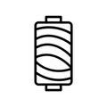 Sew Line Style vector icon which can easily modify or edit