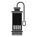 Sewage pump icon simple vector. Electric engine