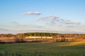 sewage treatment plant in an ecological place