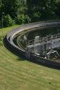 Wastewater Treatment Plant in Park Designed Area