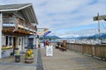 Seward Alaska Shopping Boardwalk Royalty Free Stock Photo