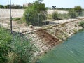 Canal on a base in Iraq