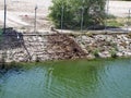 Canal on a base in Iraq