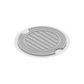 Sewer hatch Closed. Manhole cover. Well hatch. Vector illustration