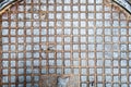 Sewer hatch texture with rust. background, texture, vintage