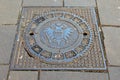 Sewer lid with coat of arms of the city of cologne