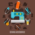 Sewing Accessories Concept