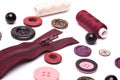 Sewing accessories Royalty Free Stock Photo