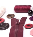 Sewing accessories Royalty Free Stock Photo