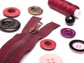 Sewing accessories Royalty Free Stock Photo