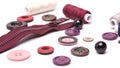 Sewing accessories Royalty Free Stock Photo